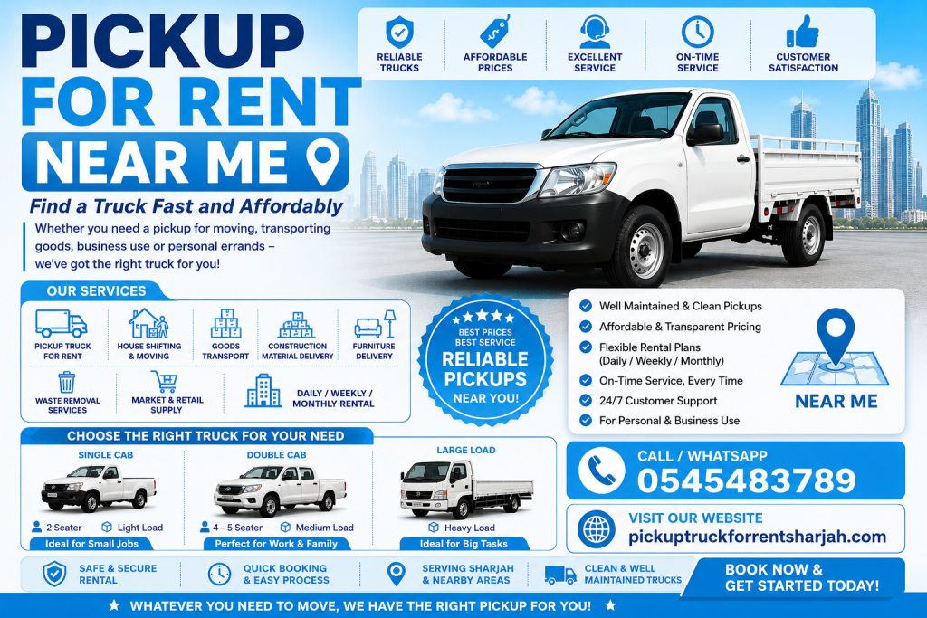 Pickup for rent near me