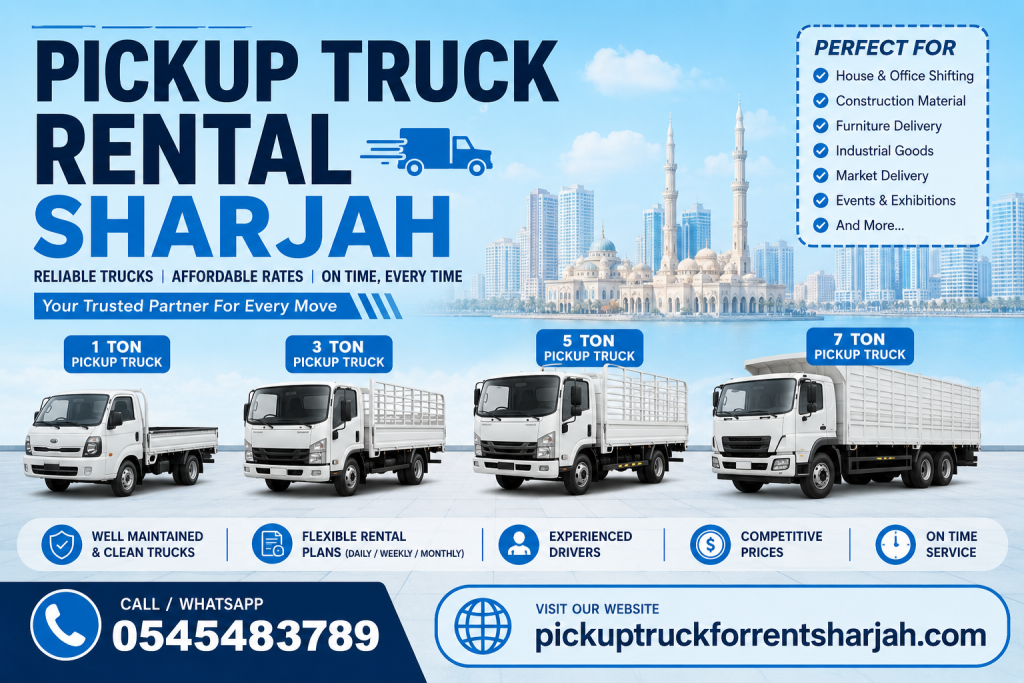 Rent a Pickup Truck in Sajaa