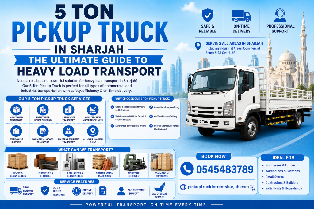 5-Ton Pickup Truck in Sharjah