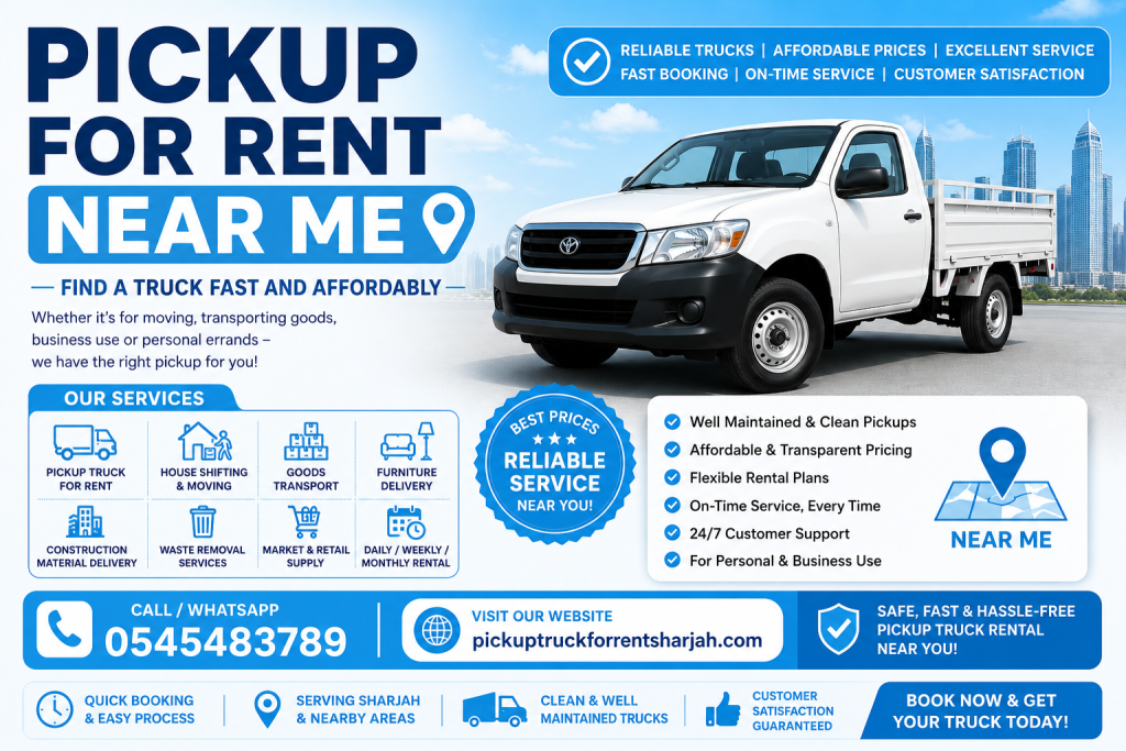 Pickup for rent near me