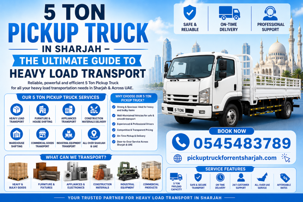 5-Ton Pickup Truck in Sharjah